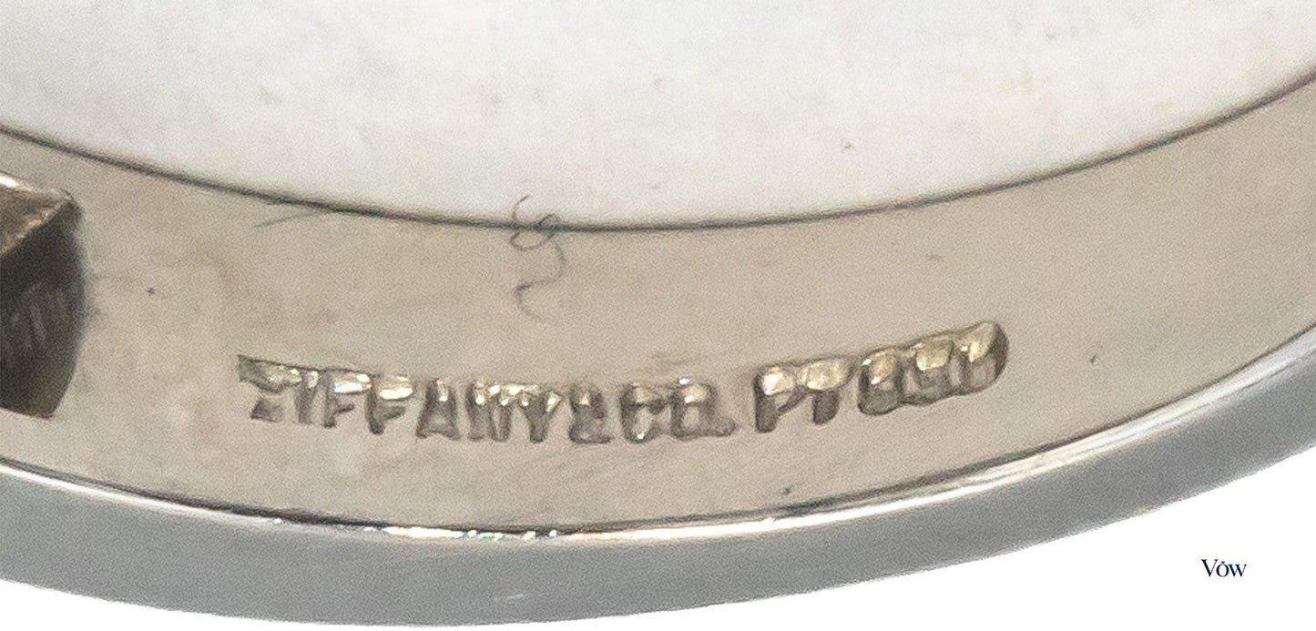 Tiffany & Co. Round Diamond Channel Band — 0.44ct Platinum — Authentic Pre-Owned