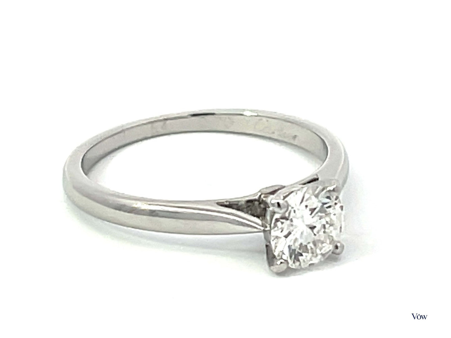 Cartier 1894 Solitaire — 0.70ct Round Brilliant, Platinum — Authentic Pre-Owned