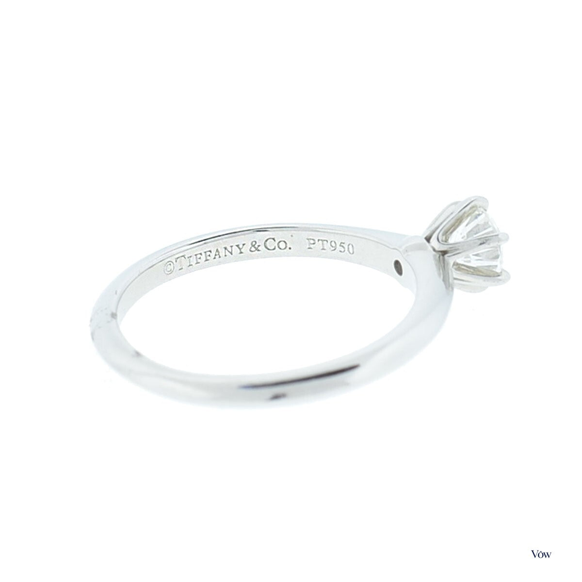 Tiffany & Co. Round Diamond Solitaire — 0.52ct, Platinum — Authentic Pre-Owned