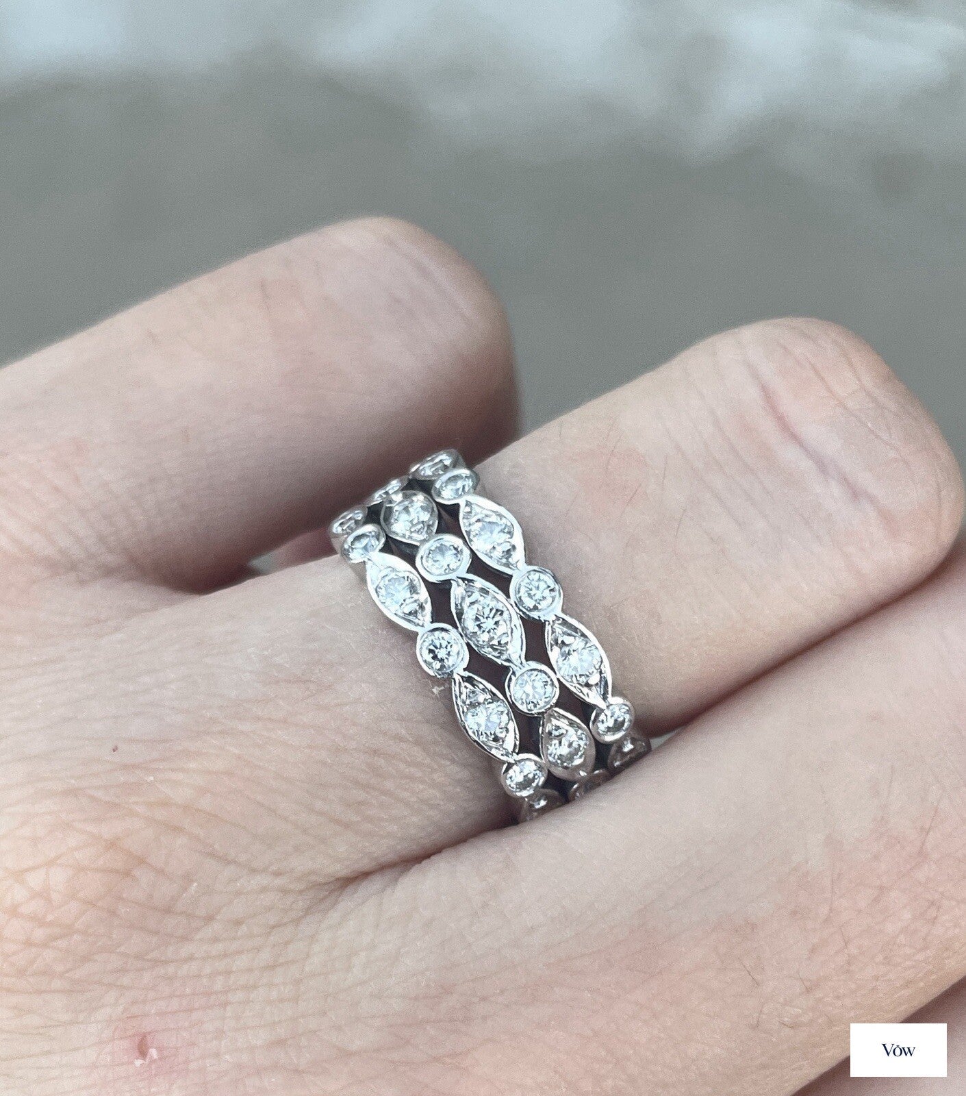 Tiffany & Co. Jazz Diamond Ring — Platinum, Size 5 — Authentic Pre-Owned