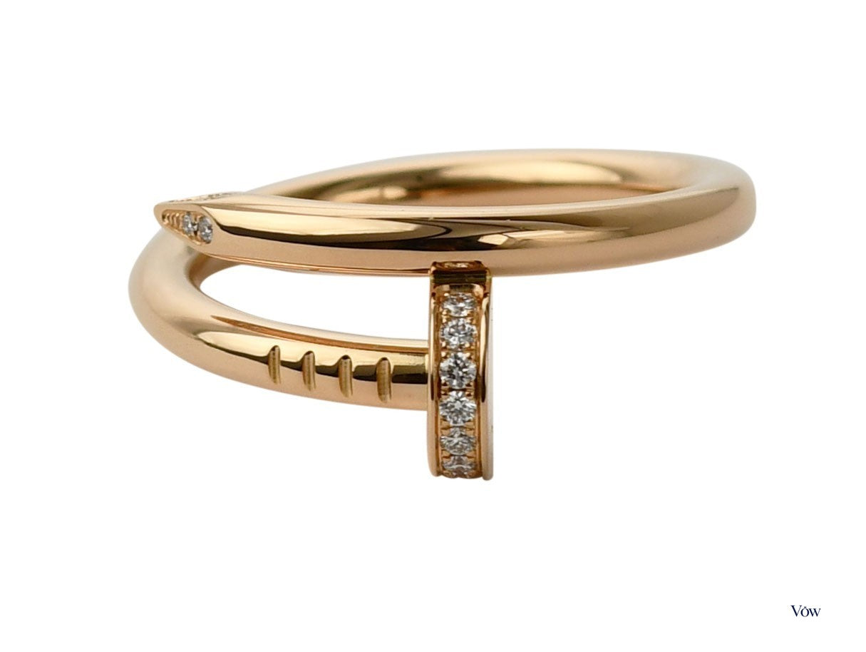 Cartier Juste un Clou — 0.13ct Diamonds, 18k Rose Gold — Authentic Pre-Owned