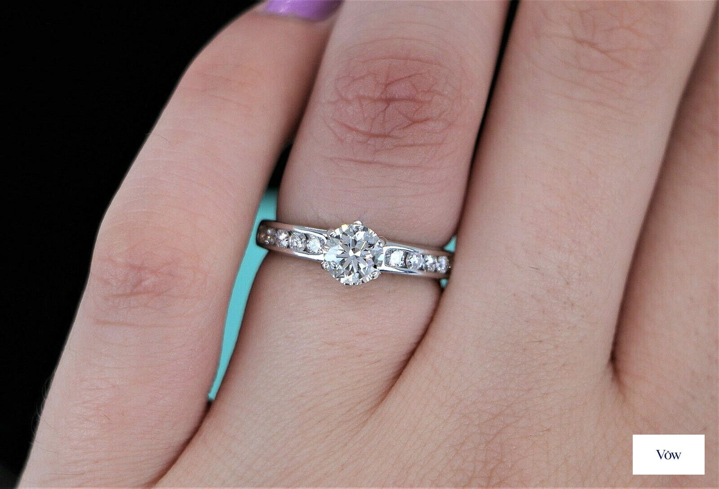 Tiffany & Co. Platinum Diamond Engagement Ring — 1.12ct — Authentic Pre-Owned