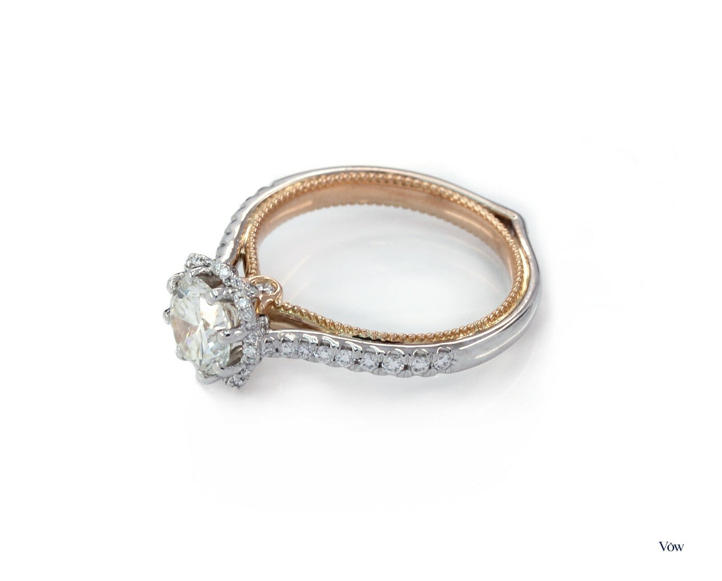 Verragio 1.43ct Diamond Engagement Ring — Rose Gold — Authentic Pre-Owned