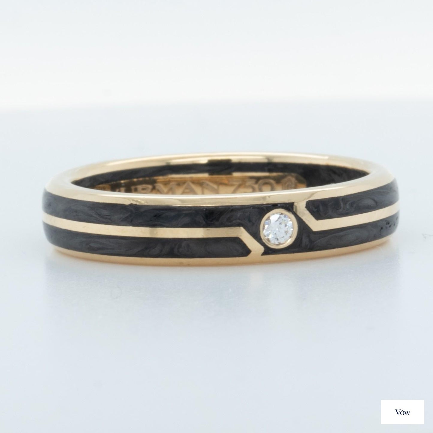 David Yurman Cable Crossover — 0.03ct Diamond, 18k Yellow Gold — Authentic Pre-Owned