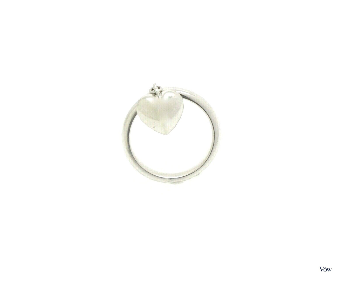 Tiffany & Co. Pavé Heart Diamond Ring — Platinum — Authentic Pre-Owned