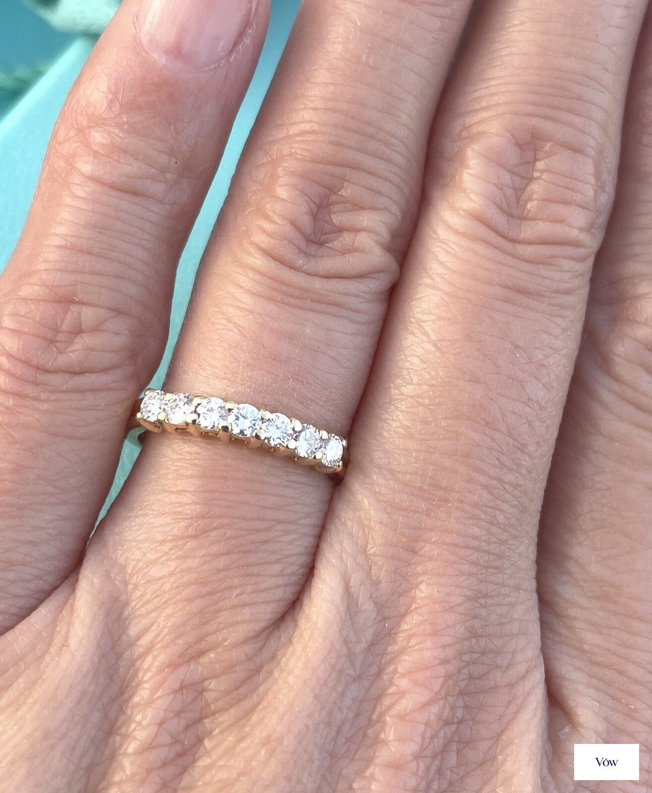 Tiffany & Co. Forever Embrace Eternity Diamond Band — 18k Yellow Gold — Authentic Pre-Owned