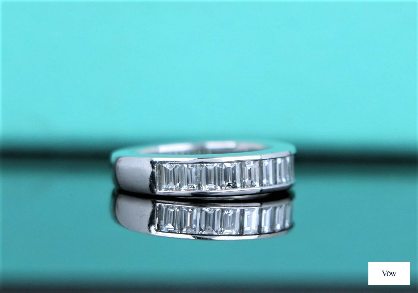 Tiffany & Co. Baguette Diamond Wedding Band — 0.96ct Platinum — Authentic Pre-Owned