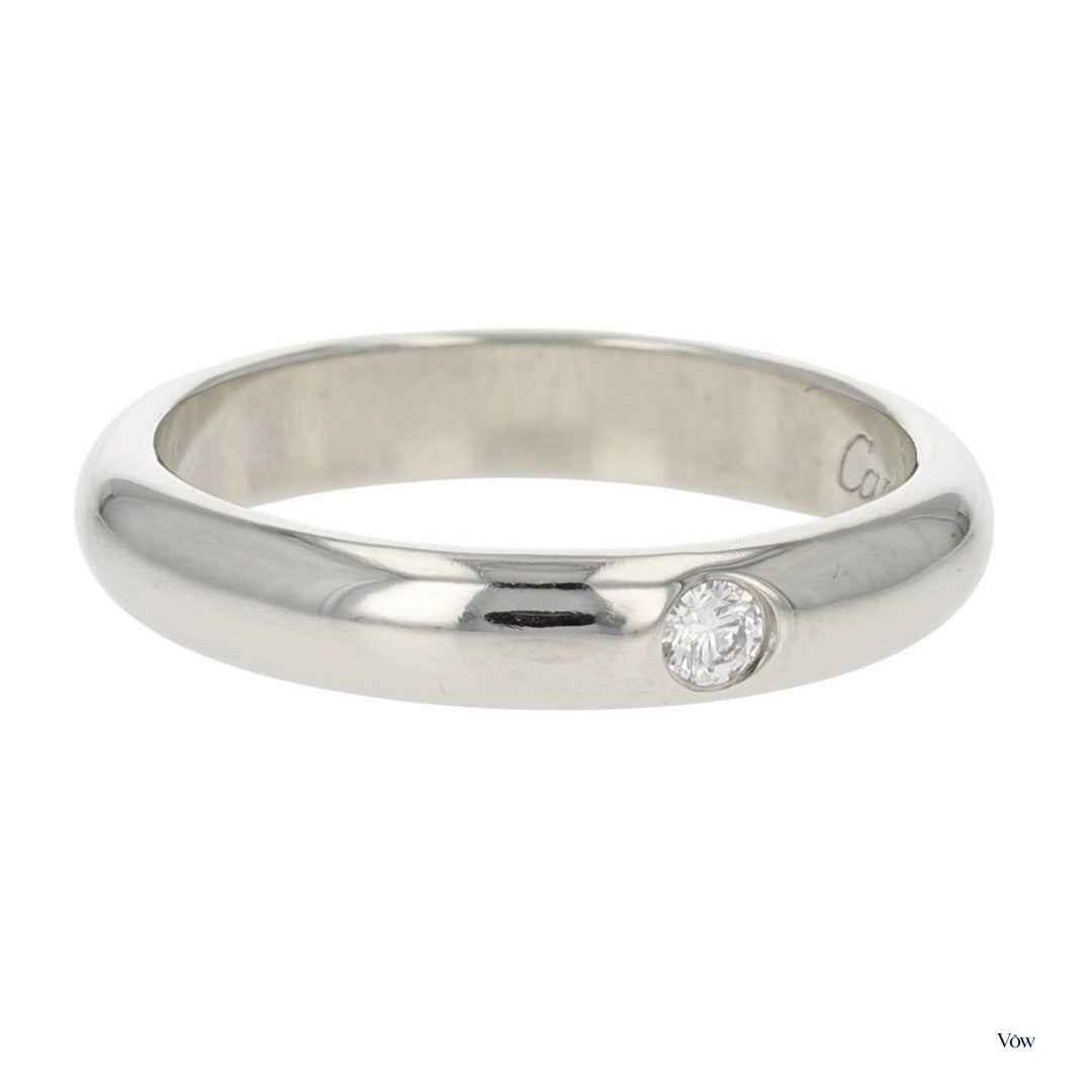 Cartier 1895 Solitaire — 5.00ct Round Diamond, Platinum — Authentic Pre-Owned