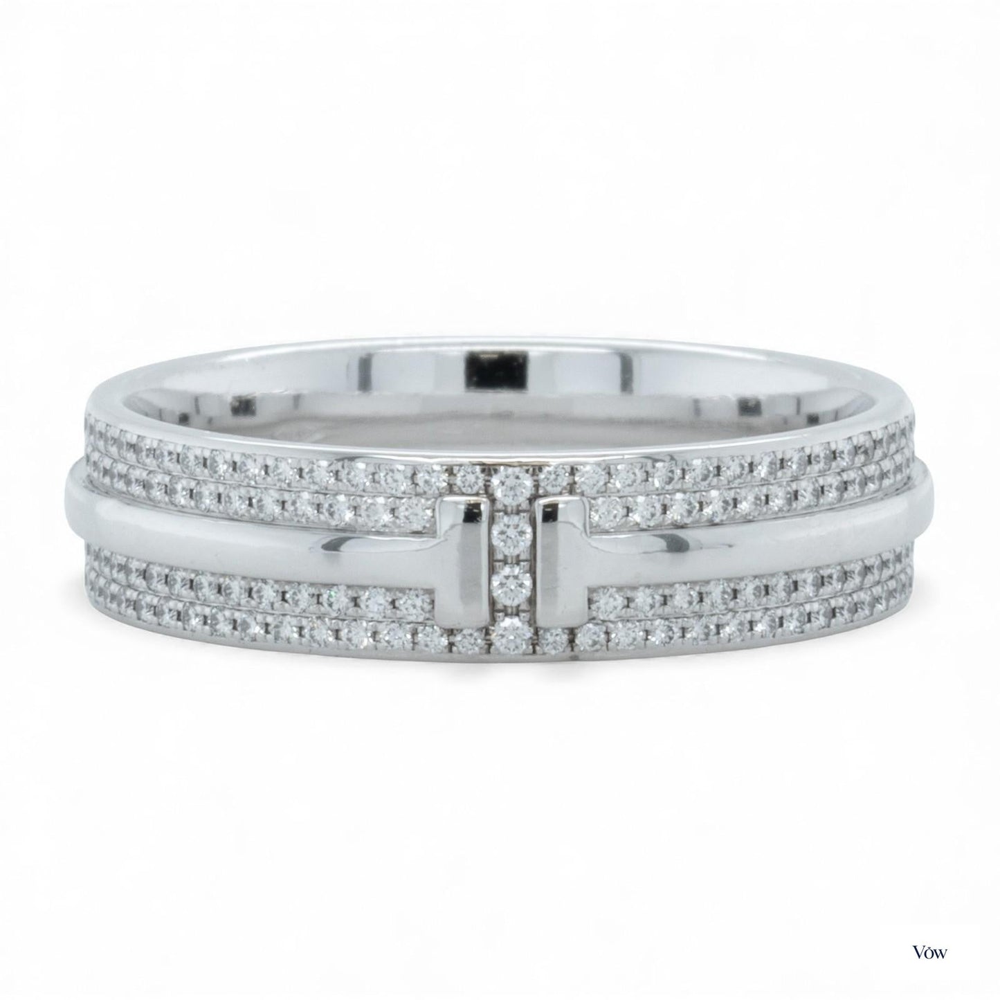 Tiffany & Co. Etoile Dots Band — 0.57ct Diamond, White Gold — Authentic Pre-Owned