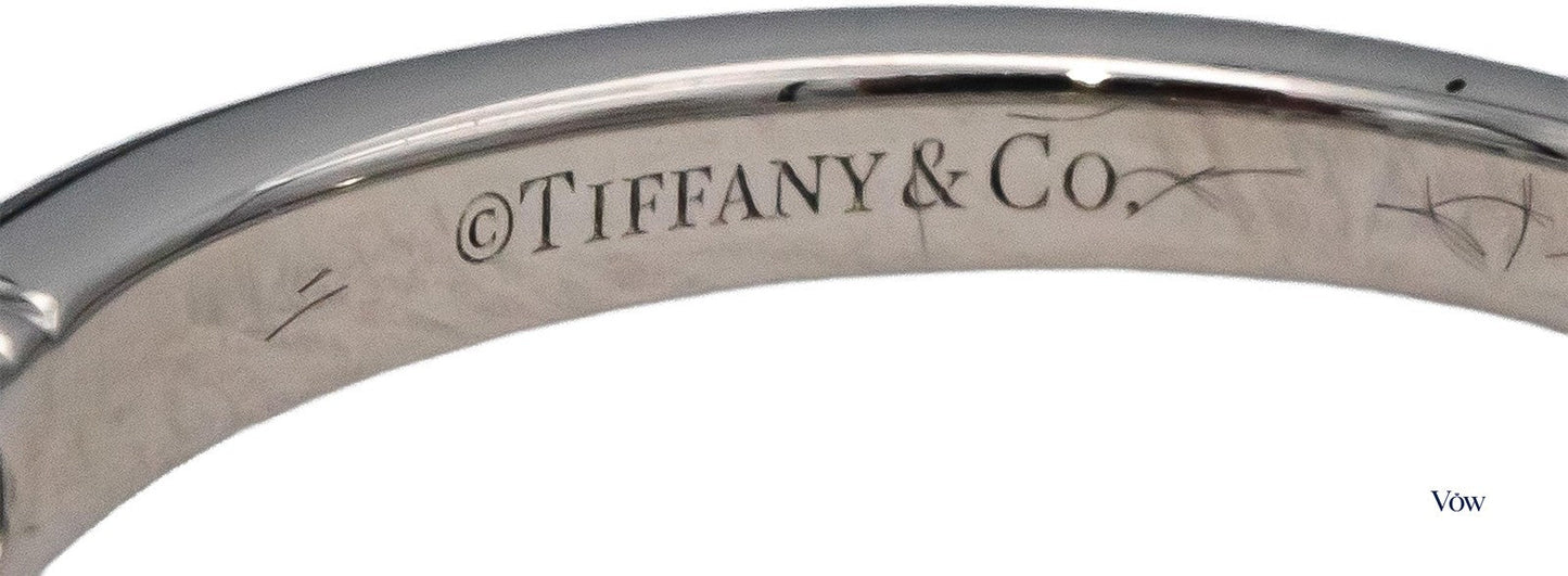 Tiffany & Co. Round Diamond Wedding Band — 0.57ct, Platinum — Authentic Pre-Owned