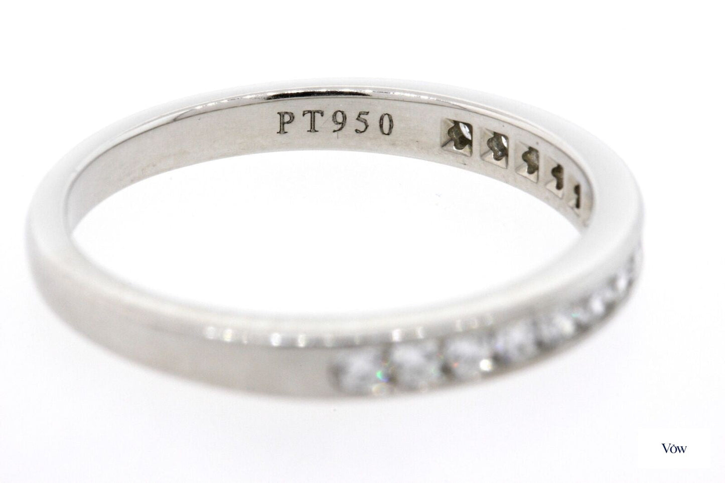Tiffany & Co. Channel Diamond Wedding Band — 0.24ct Platinum — Authentic Pre-Owned