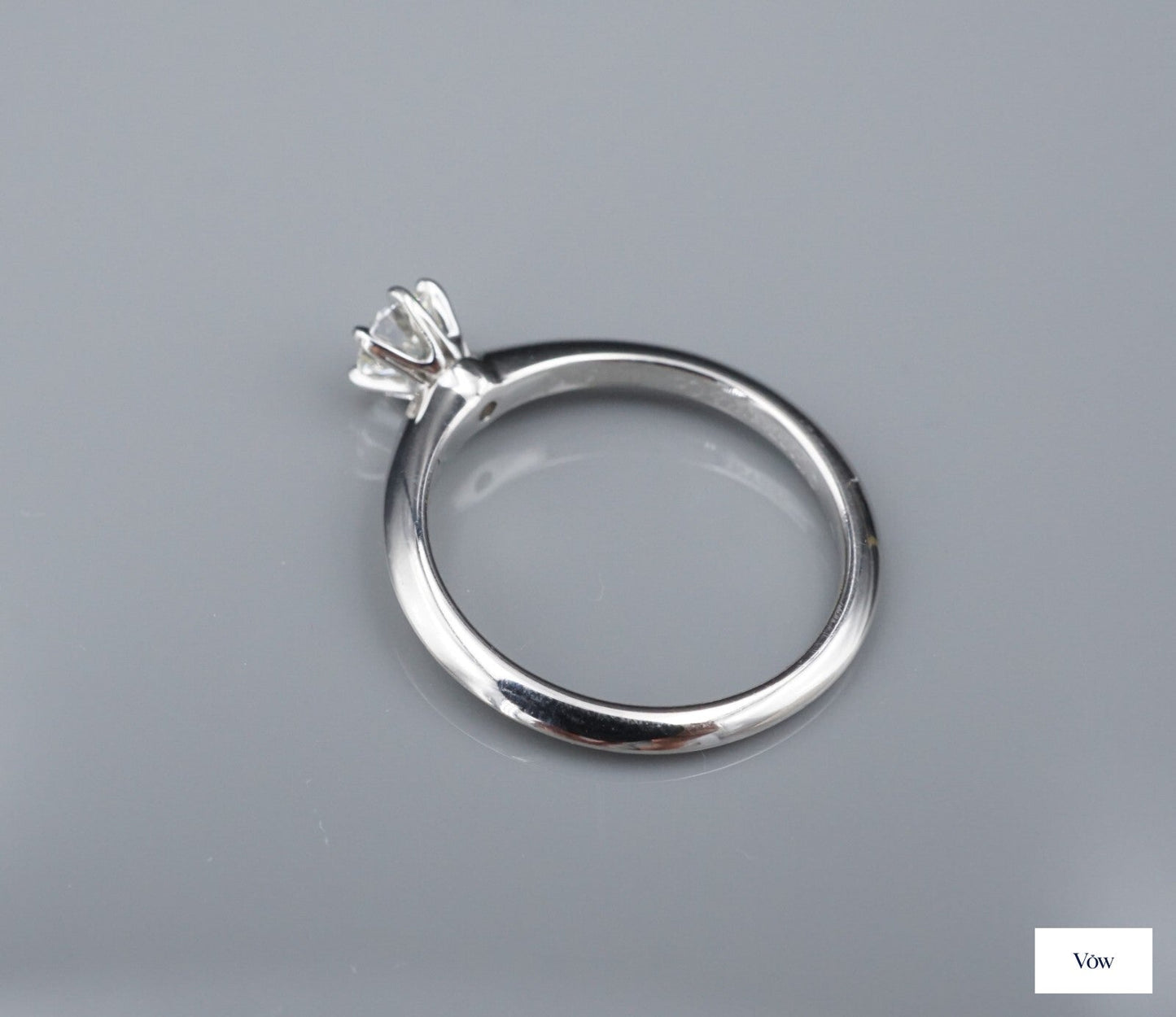 Tiffany & Co. Round Diamond Solitaire — 0.33ct, Platinum — Authentic Pre-Owned