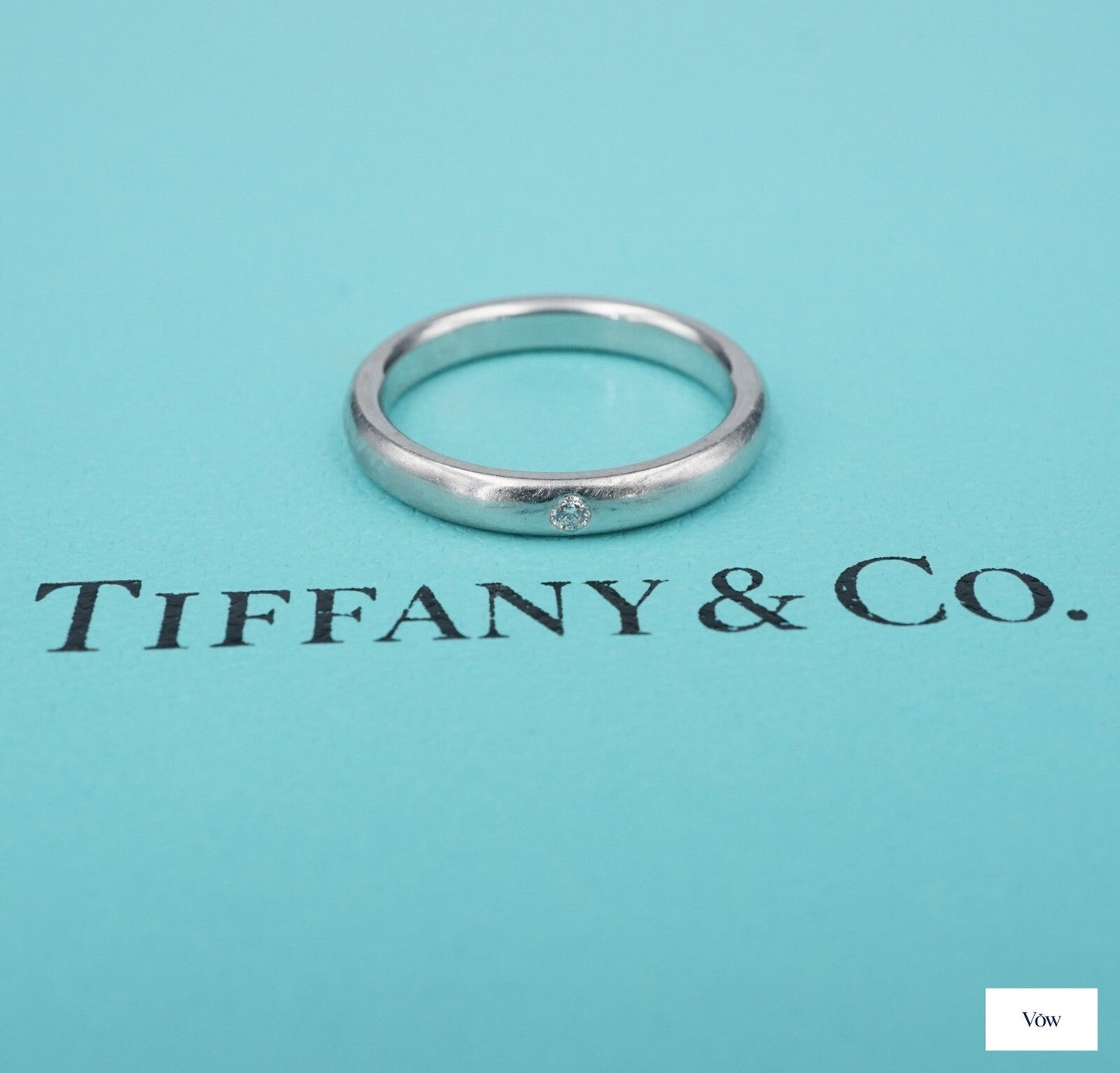 Tiffany & Co. Elsa Peretti Diamond Band — Platinum — Authentic Pre-Owned