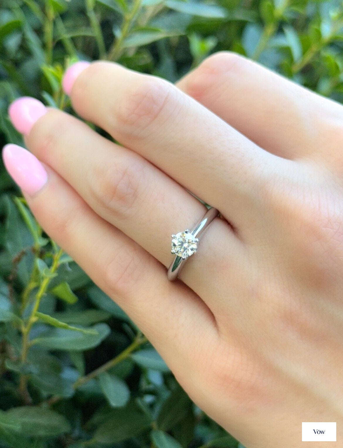 Tiffany & Co. Round Diamond Ring — 0.62ct, Platinum — Authentic Pre-Owned