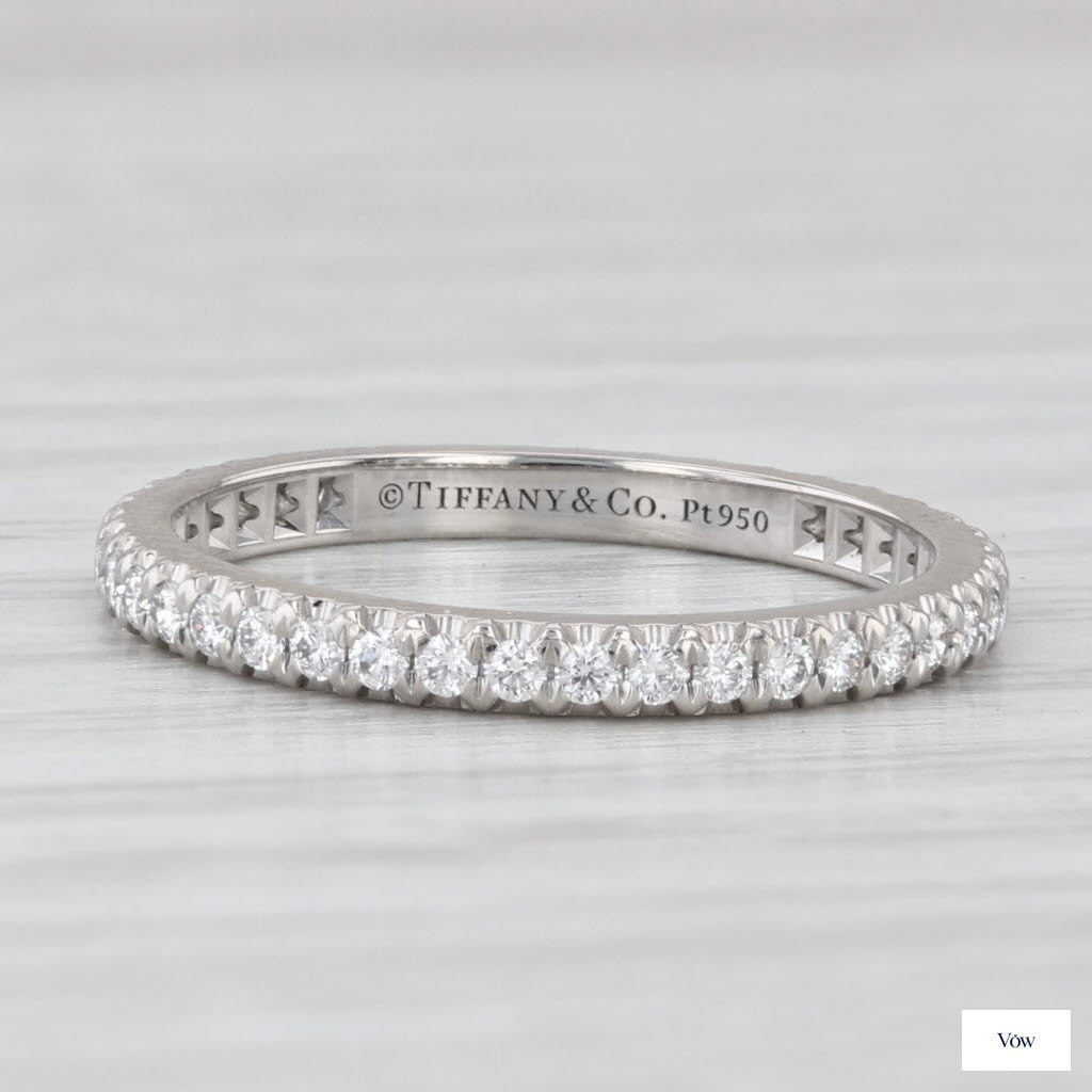 Tiffany & Co. Soleste — 0.33ct Diamond Platinum Ring — Authentic Pre-Owned