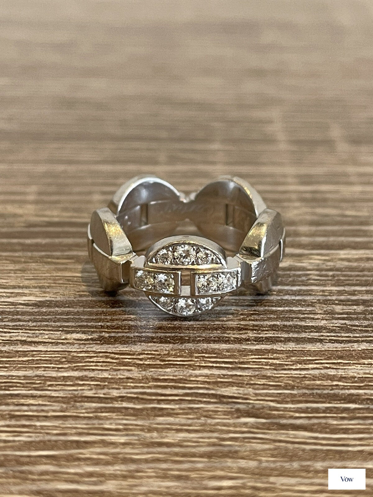 Cartier Himalia Diamond Ring — 18k White Gold, Size 4.5 — Authentic Pre-Owned