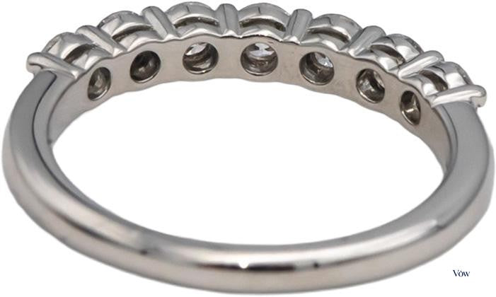 Tiffany & Co. Round Diamond Wedding Band — 0.57ct, Platinum — Authentic Pre-Owned