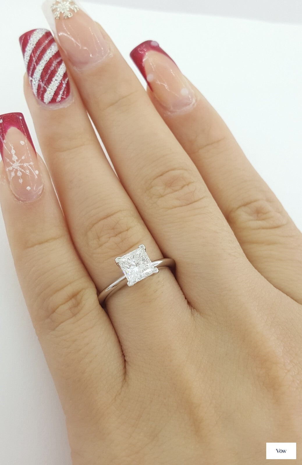 Tiffany & Co. Princess Diamond Solitaire — 1.08ct Platinum — Authentic Pre-Owned