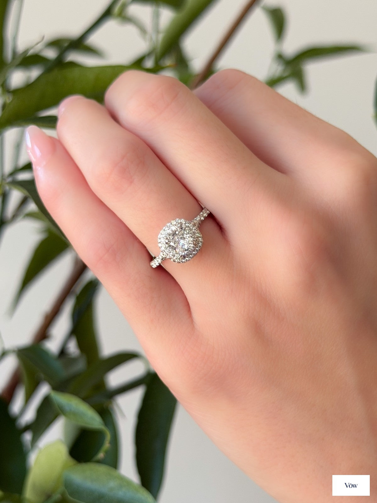 Tiffany & Co. Soleste® — 0.73ct Cushion Diamond Ring, Platinum — Authentic Pre-Owned