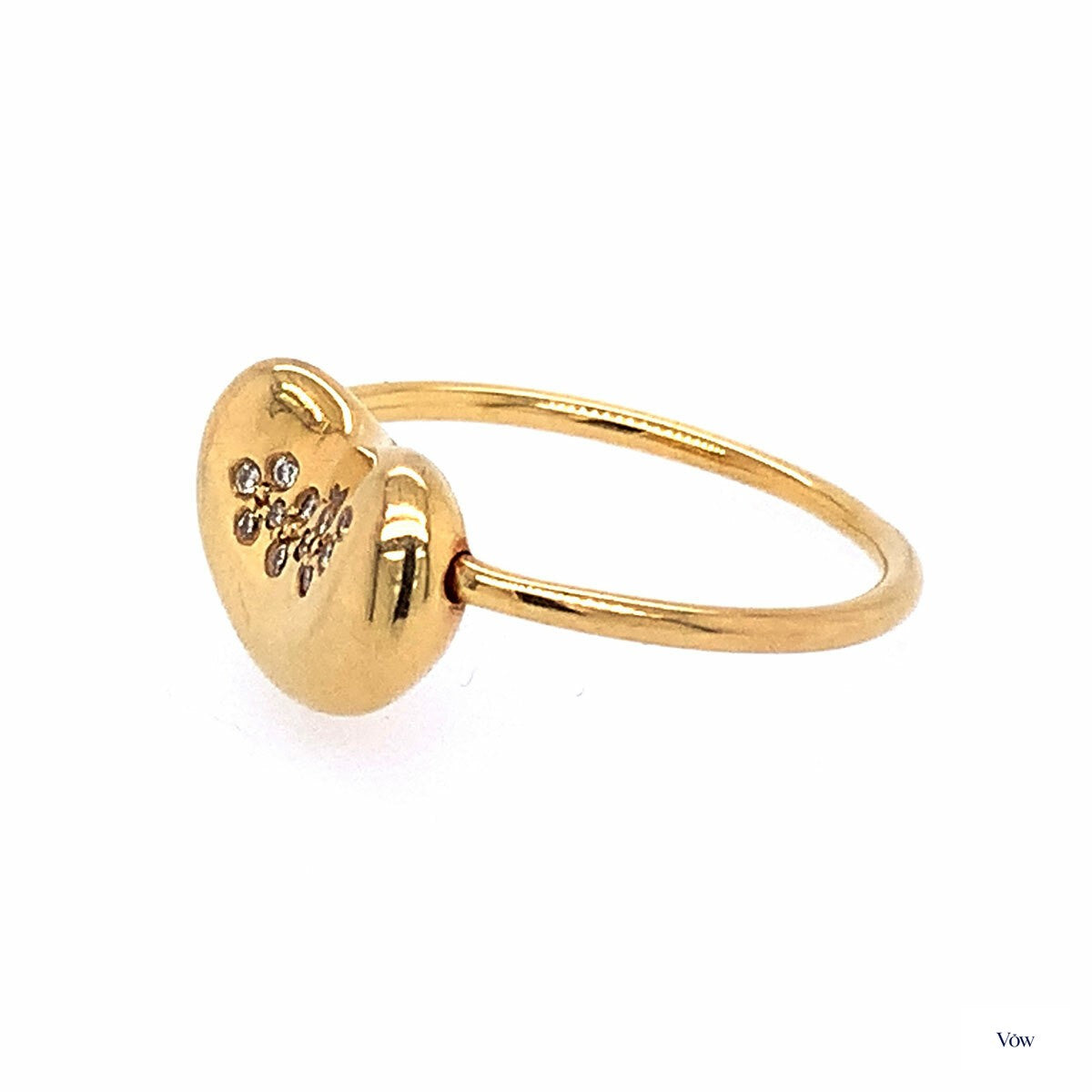 Tiffany & Co. Elsa Peretti Bean — 0.10ct, 18K Yellow Gold — Authentic Pre-Owned