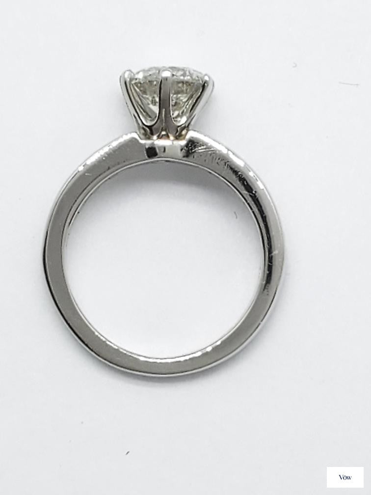 Tiffany & Co. Platinum Diamond Engagement Ring — 1.54ct Round — Authentic Pre-Owned