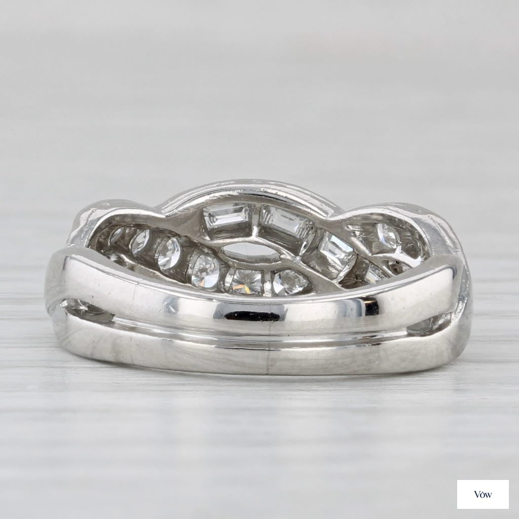 Tiffany & Co. Woven Diamond Ring — 0.79ct, Platinum — Authentic Pre-Owned