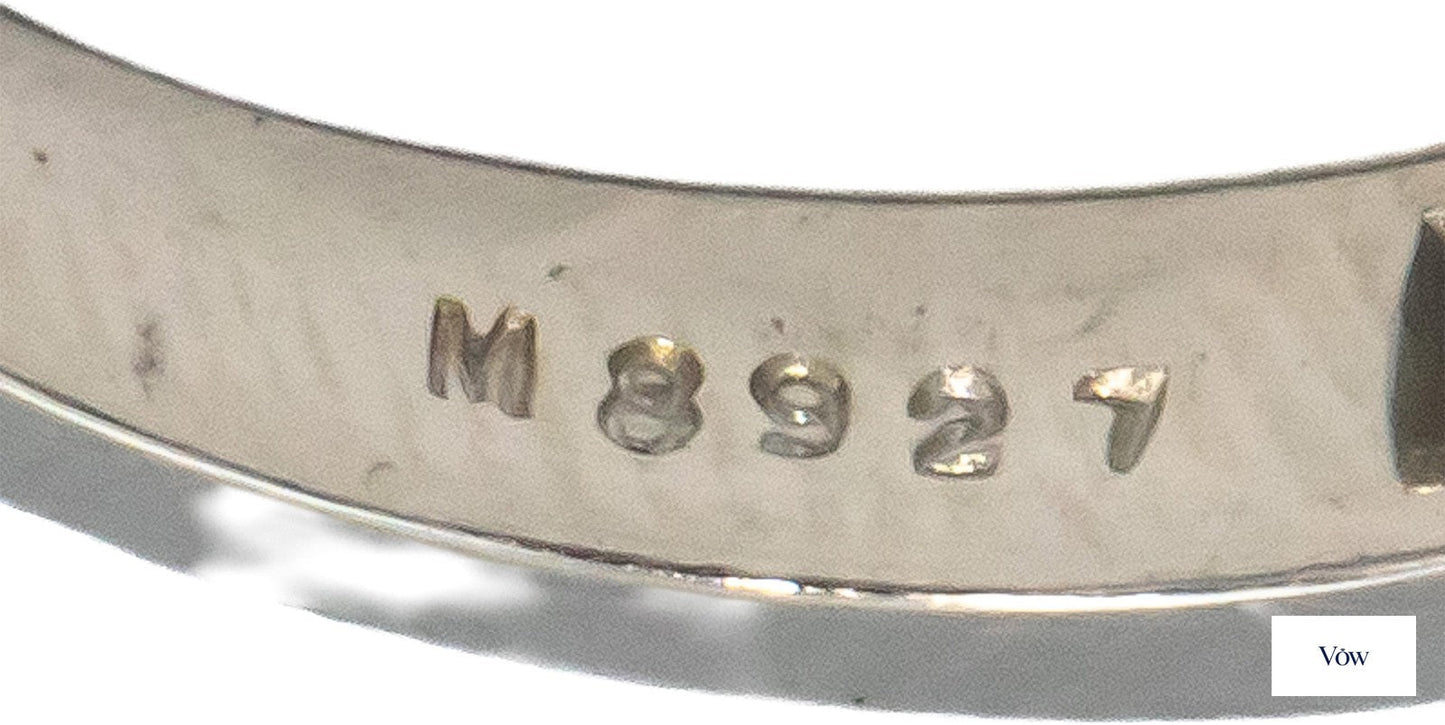 Tiffany & Co. Round Diamond Channel Band — 0.44ct Platinum — Authentic Pre-Owned