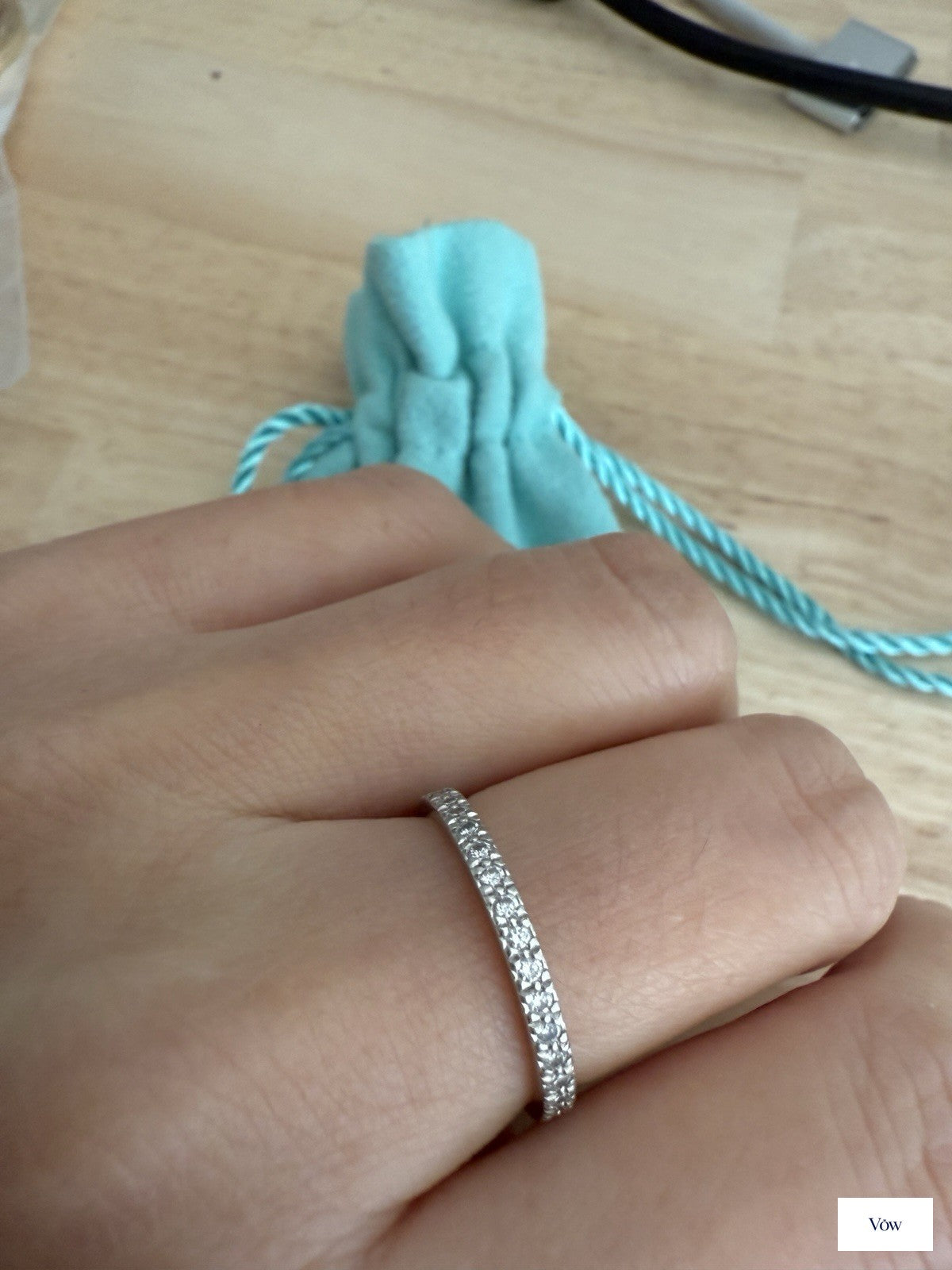 Tiffany & Co. Platinum Diamond Ring — Round Brilliant, Size 4 — Authentic Pre-Owned