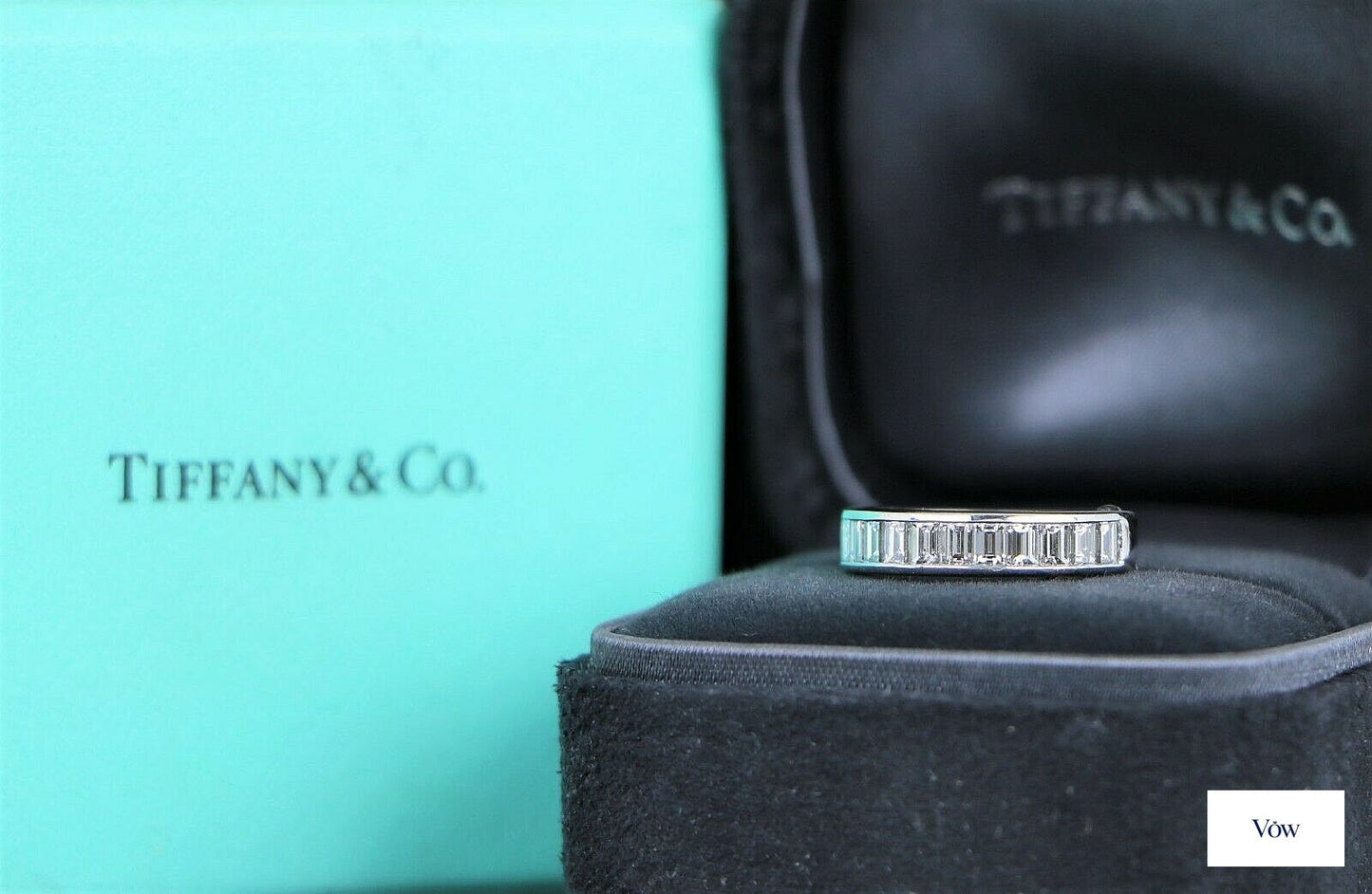 Tiffany & Co. Baguette Diamond Wedding Band — 0.96ct Platinum — Authentic Pre-Owned