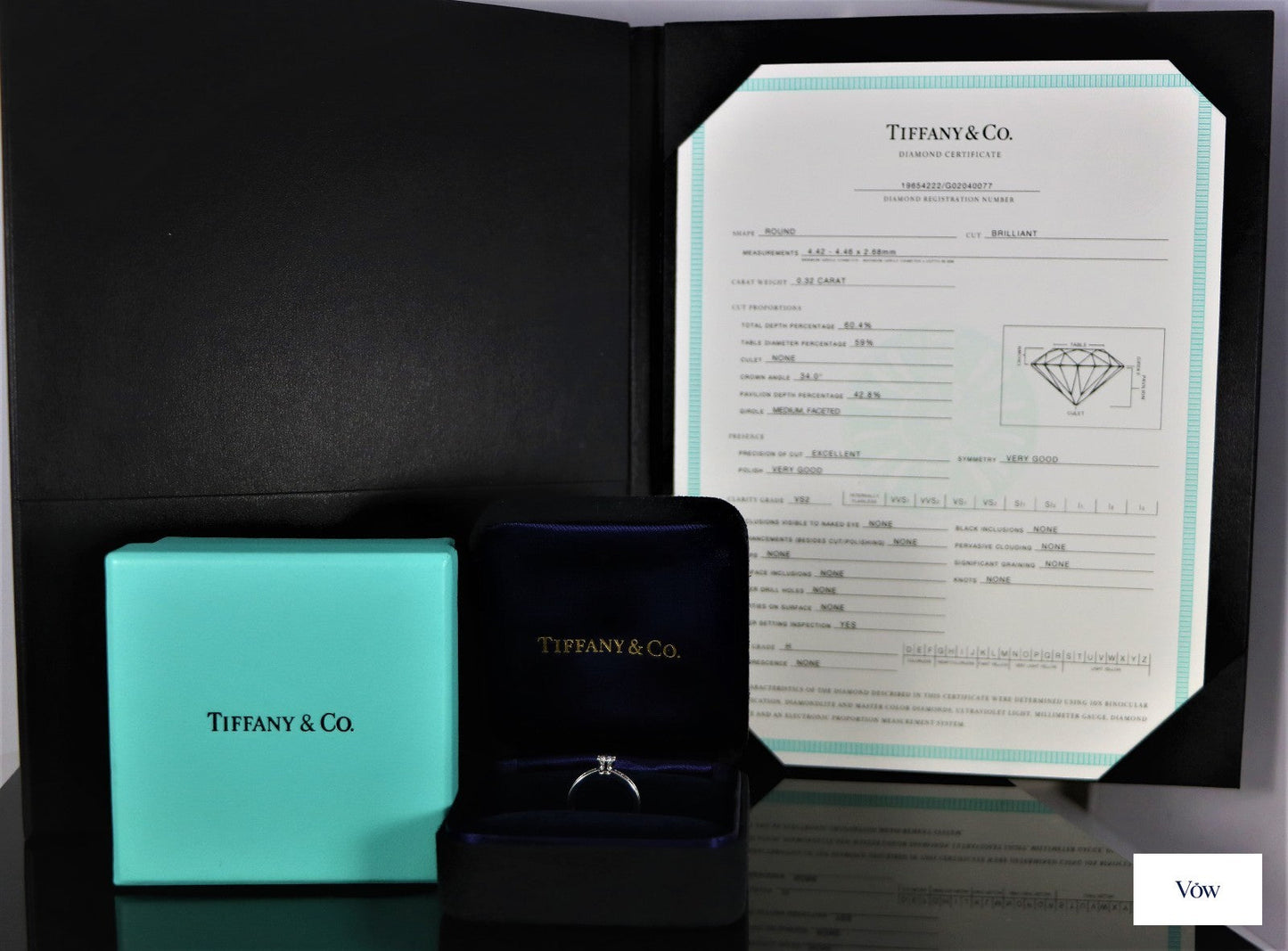Tiffany & Co. Channel Set Diamond Ring — 0.32ct Round, Platinum — Authentic Pre-Owned