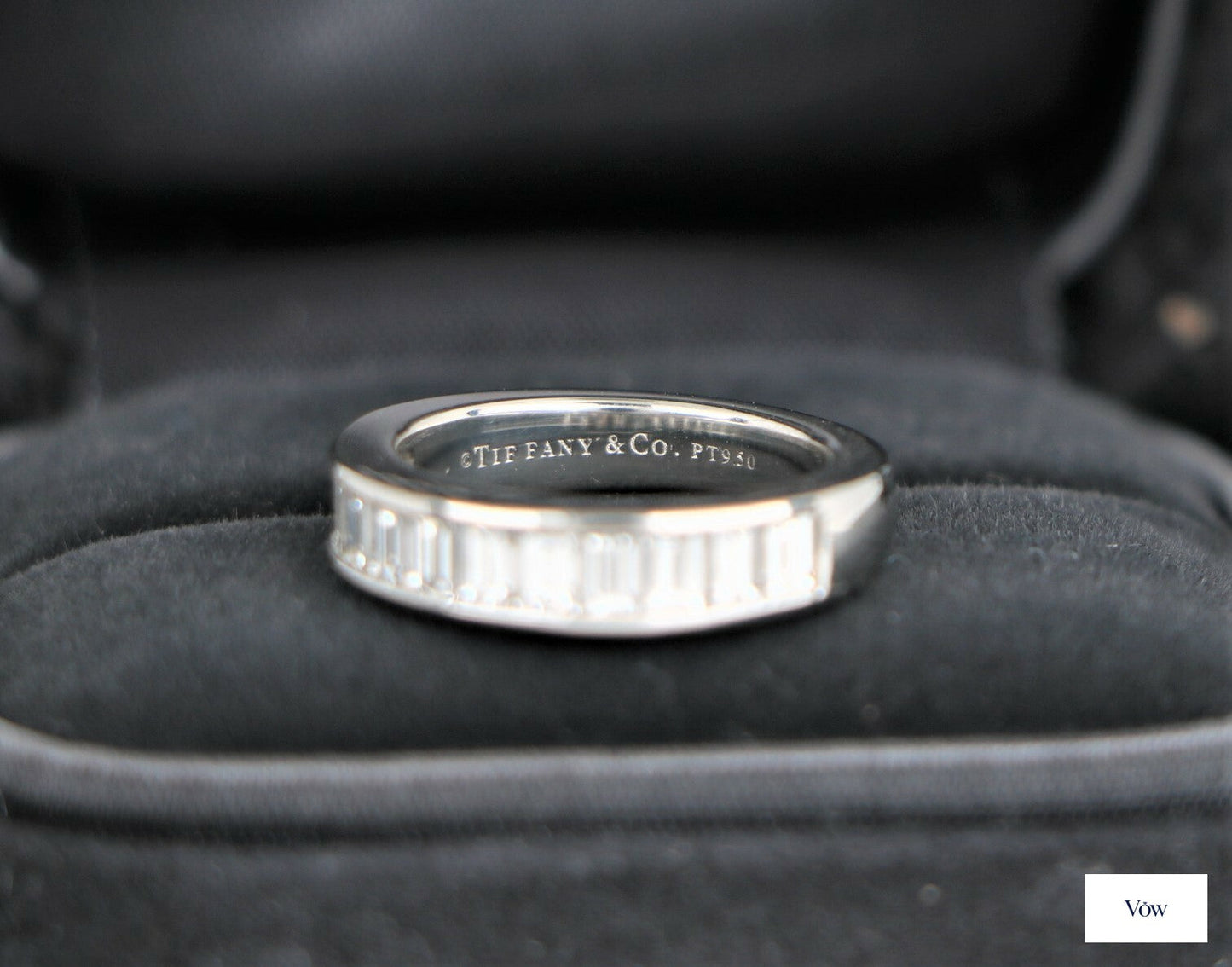 Tiffany & Co. Baguette Diamond Wedding Band — 0.96ct Platinum — Authentic Pre-Owned