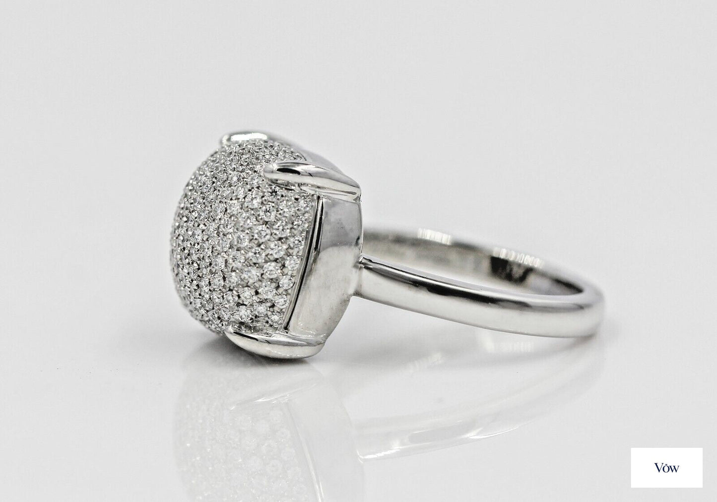 Tiffany & Co. Paloma Picasso — 0.49ct Diamond Ring, White Gold — Authentic Pre-Owned