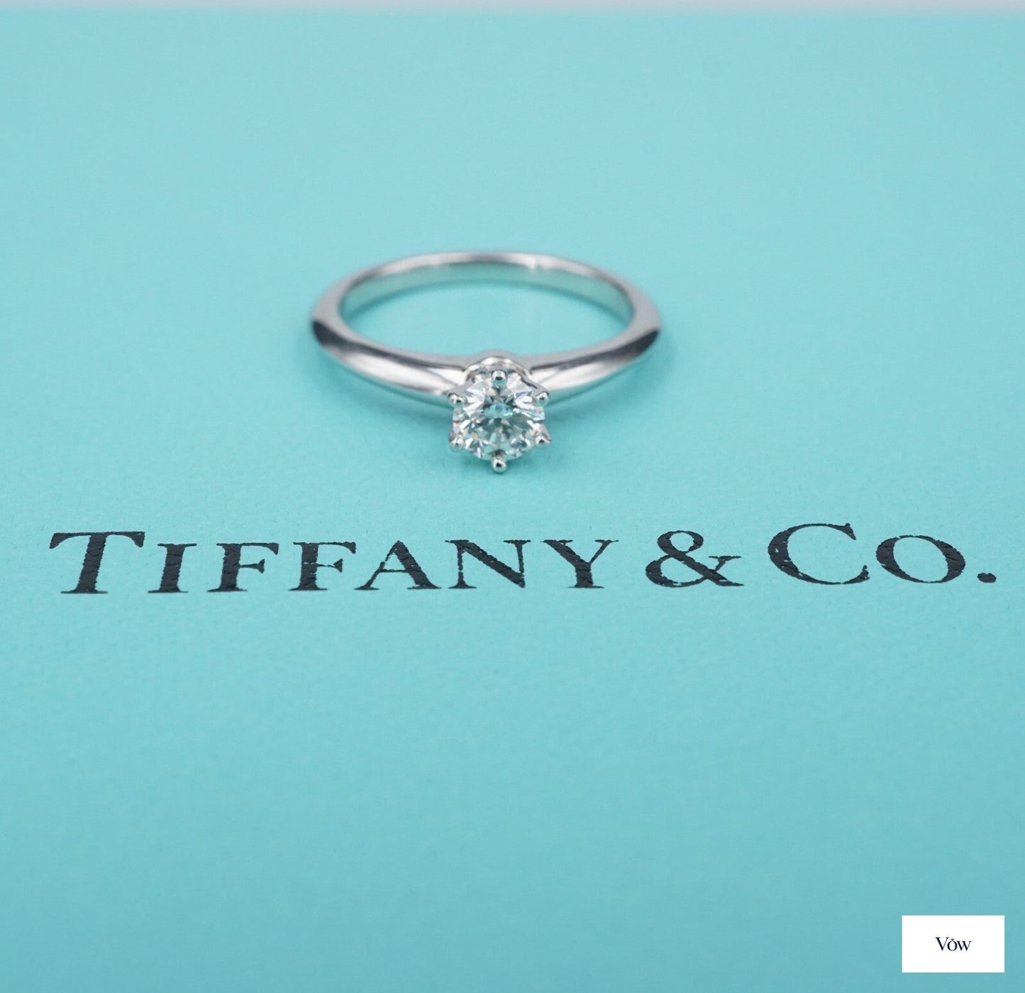 Tiffany & Co. Round Diamond Solitaire — 0.33ct, Platinum — Authentic Pre-Owned