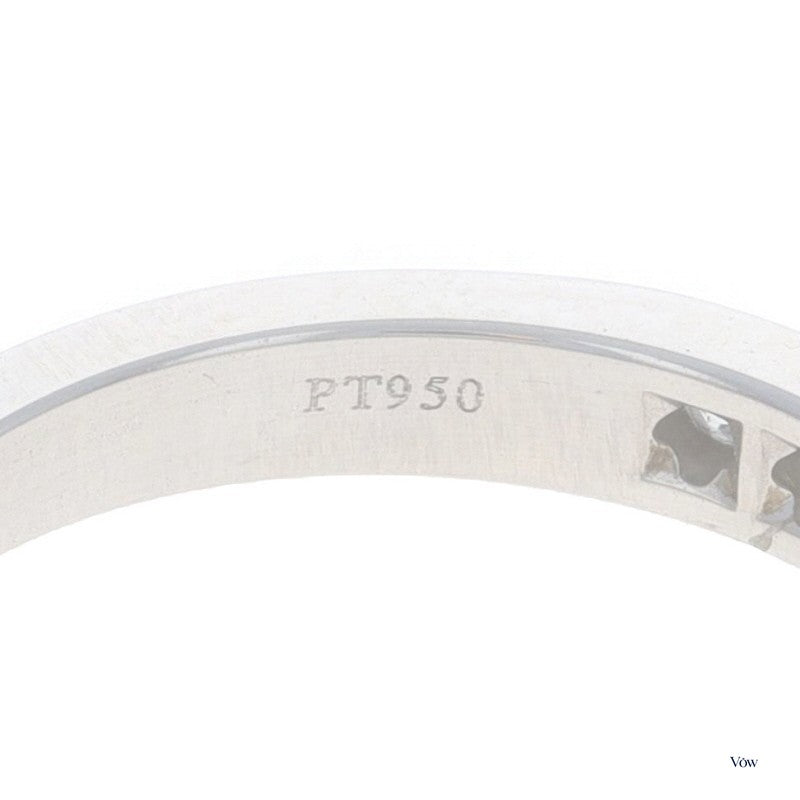 Tiffany & Co. Channel Band — 0.54ct Round Diamond, Platinum — Authentic Pre-Owned