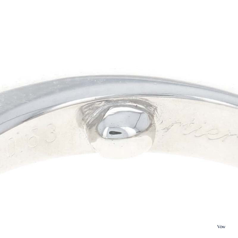 Cartier Diamond Solitaire — 0.53ct Round Brilliant, 18k White Gold — Authentic Pre-Owned