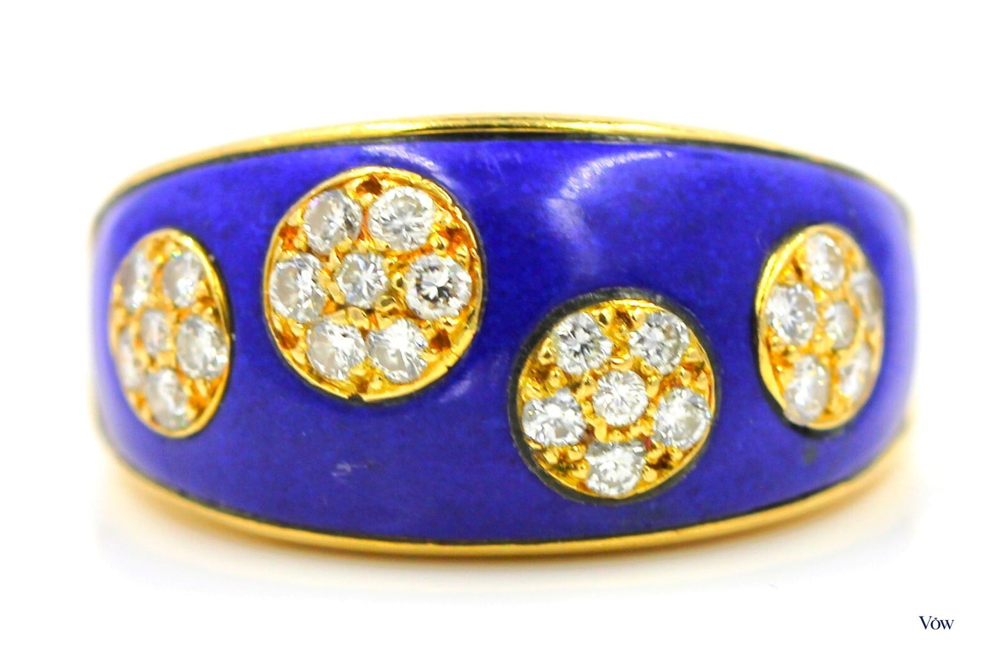 Van Cleef & Arpels Diamond Ring — 0.70ct Round, 18K Yellow Gold — Authentic Pre-Owned