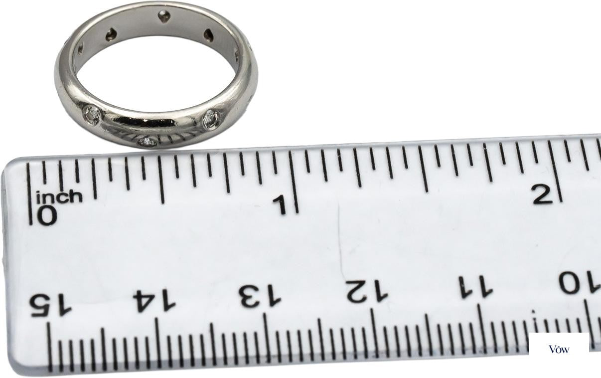 Tiffany & Co. Etoile Round Diamond Ring — 0.30ct Platinum — Authentic Pre-Owned