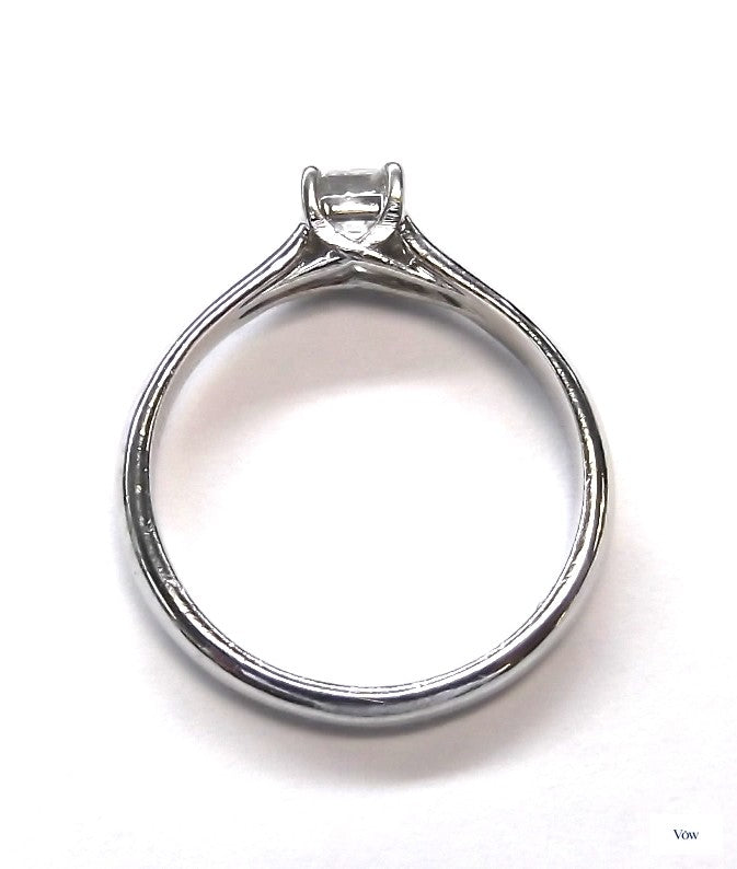 Tiffany & Co. Lucida Solitaire — 0.38ct Diamond, Platinum — Authentic Pre-Owned