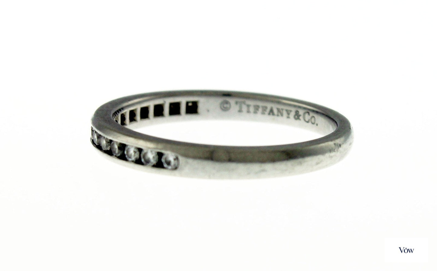 Tiffany & Co. Half Eternity Diamond Band — Platinum — Authentic Pre-Owned