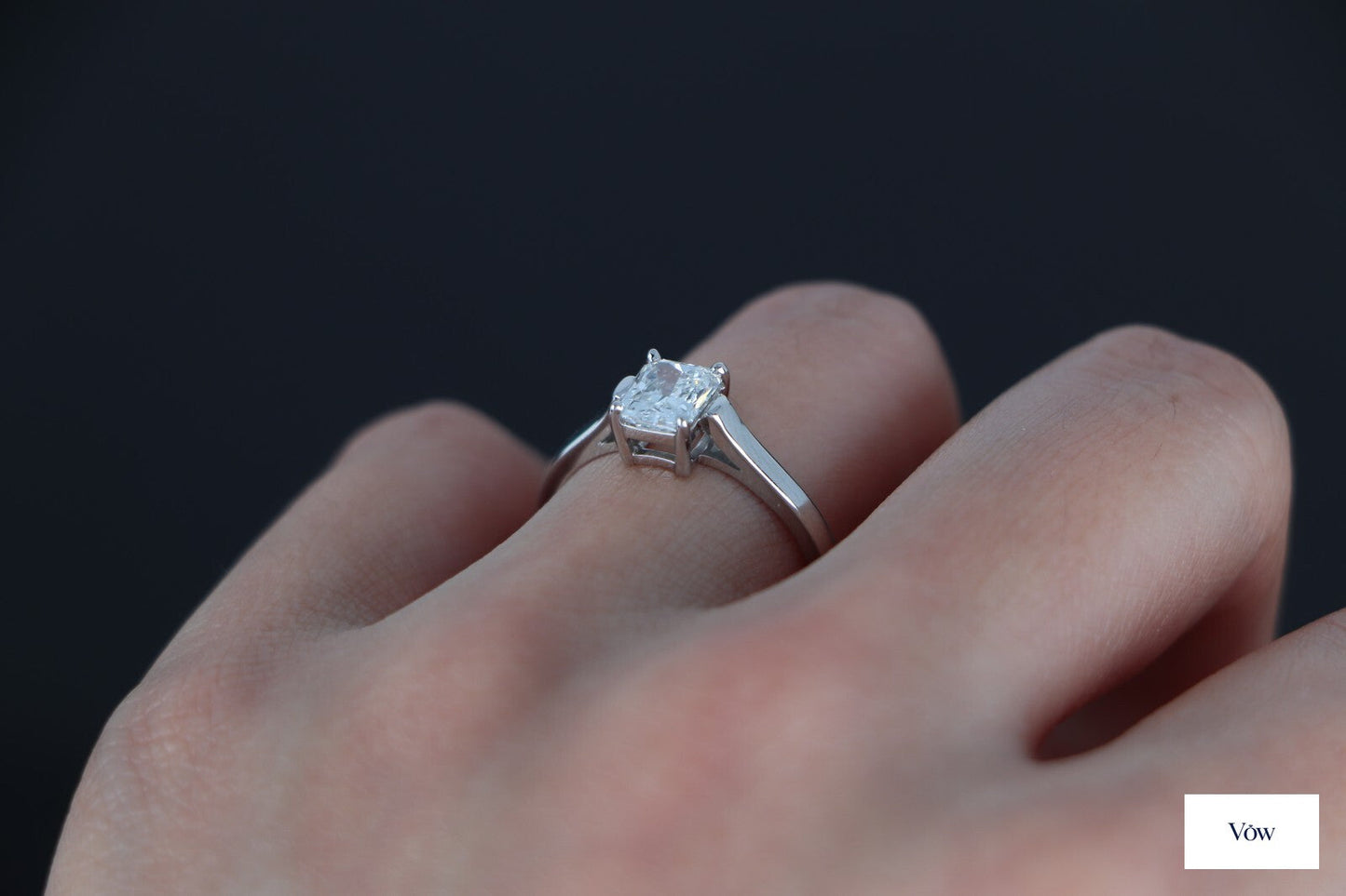 Tiffany & Co. Lucida Radiant Diamond Ring — 1.03ct, Platinum — Authentic Pre-Owned