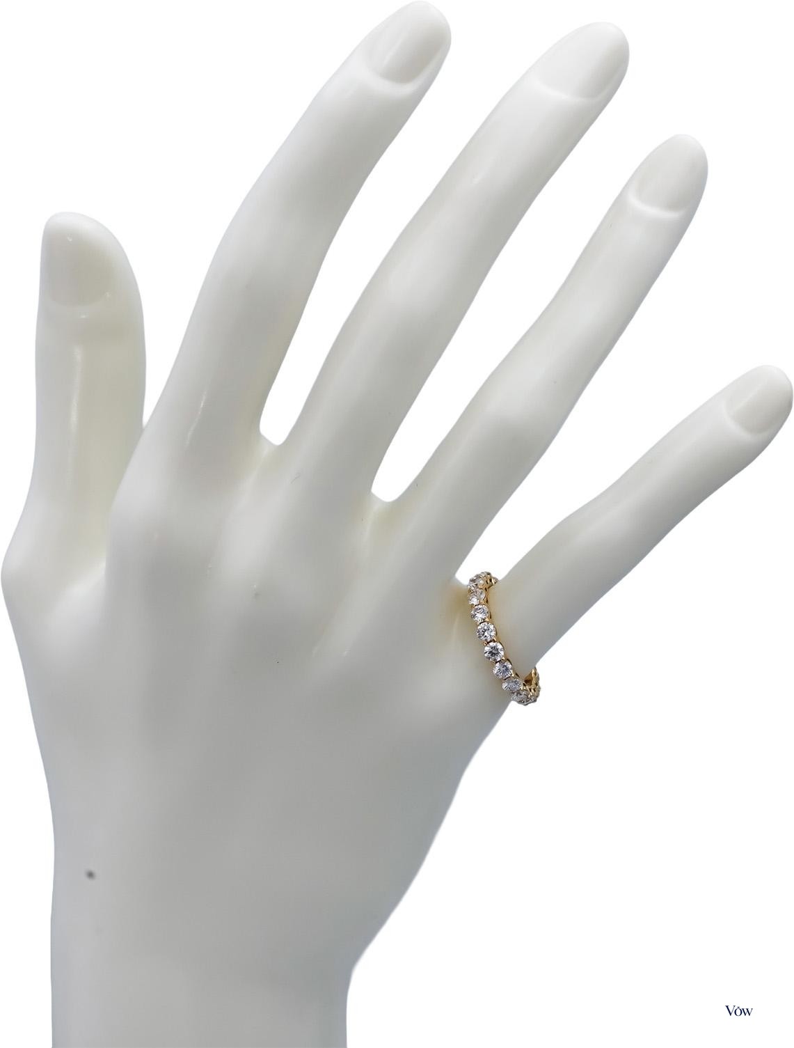 Tiffany & Co. Full Circle Diamond Ring — 1.60ct, Yellow Gold — Authentic Pre-Owned