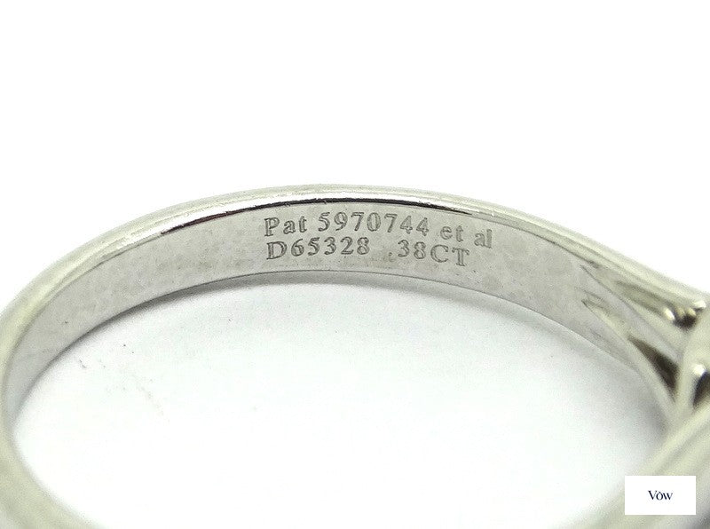 Tiffany & Co. Lucida Solitaire — 0.38ct Diamond, Platinum — Authentic Pre-Owned