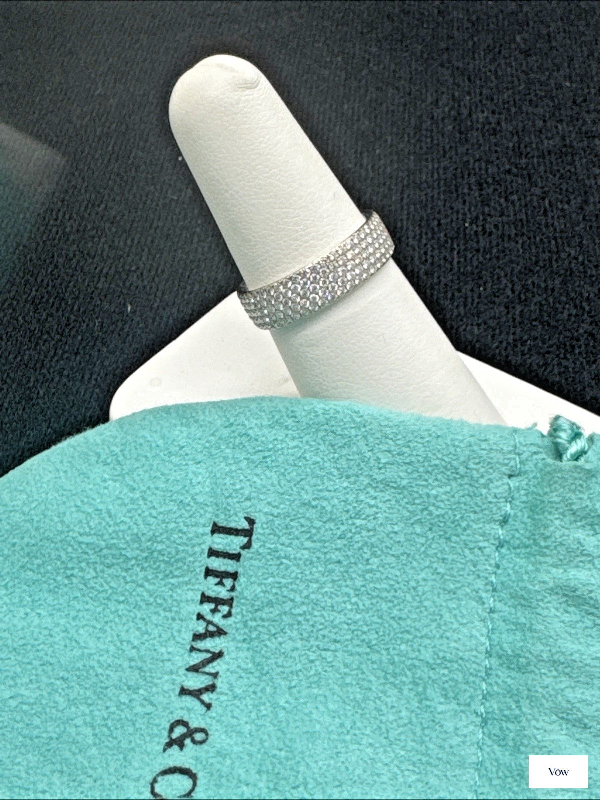 Tiffany & Co. Diamond Engagement Ring — 0.90ct, 18K White Gold — Authentic Pre-Owned