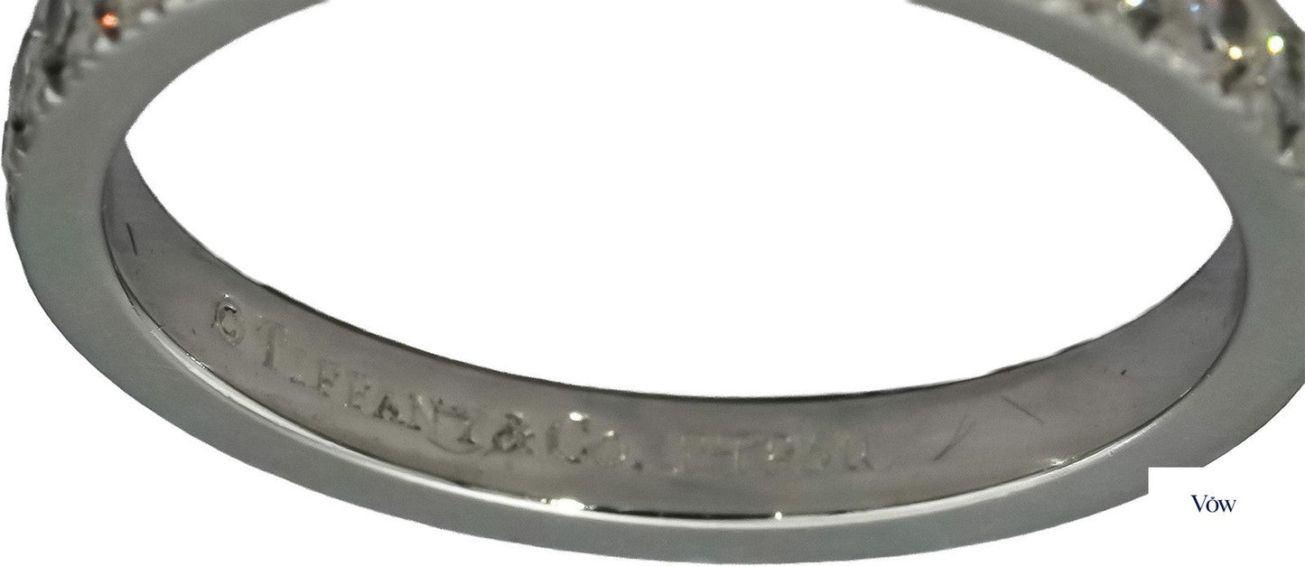 Tiffany & Co. Novo Diamond Band — 0.16ct Platinum Ring — Authentic Pre-Owned