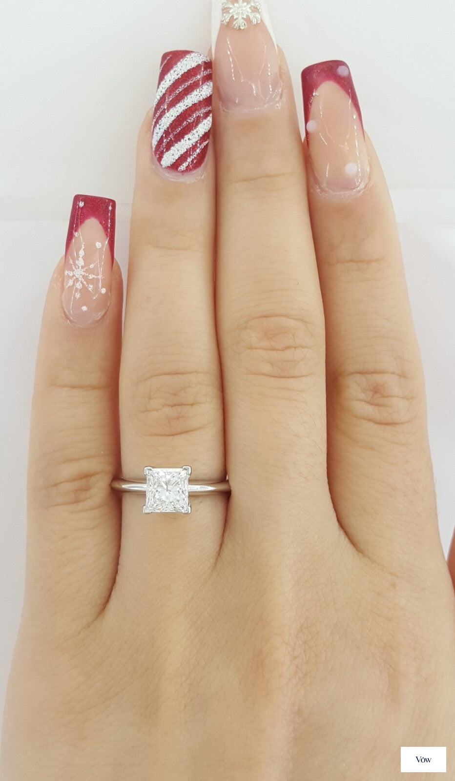 Tiffany & Co. Princess Diamond Solitaire — 1.08ct Platinum — Authentic Pre-Owned