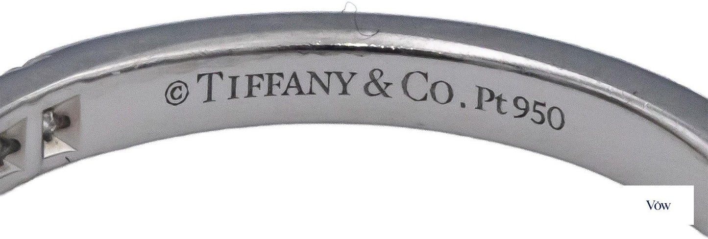 Tiffany & Co. Round Diamond Band — 0.20ct, Platinum, Size 5 — Authentic Pre-Owned