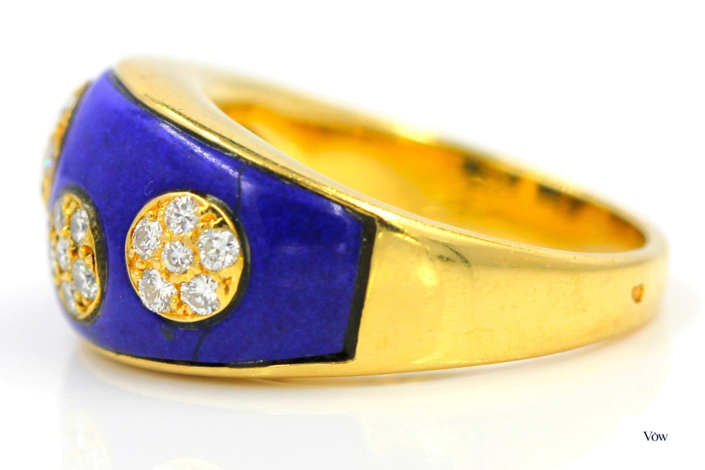 Van Cleef & Arpels Diamond Ring — 0.70ct Round, 18K Yellow Gold — Authentic Pre-Owned
