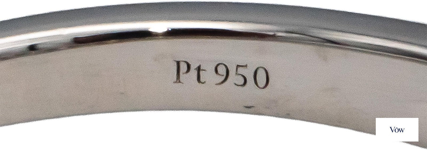 Tiffany & Co. Round Diamond Wedding Band — 0.57ct, Platinum — Authentic Pre-Owned