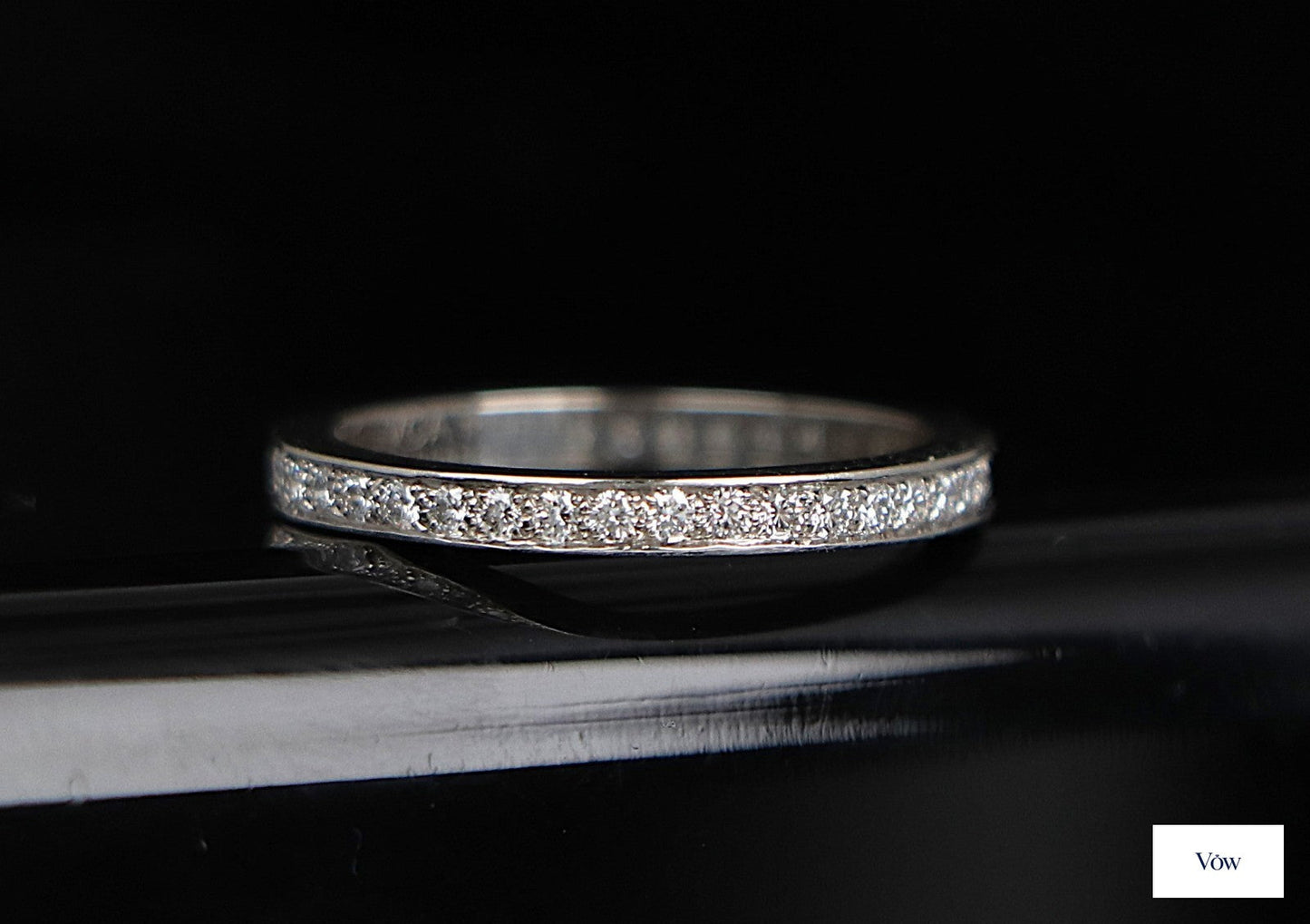 Van Cleef & Arpels Platinum Diamond Eternity Band — 0.34ct — Authentic Pre-Owned