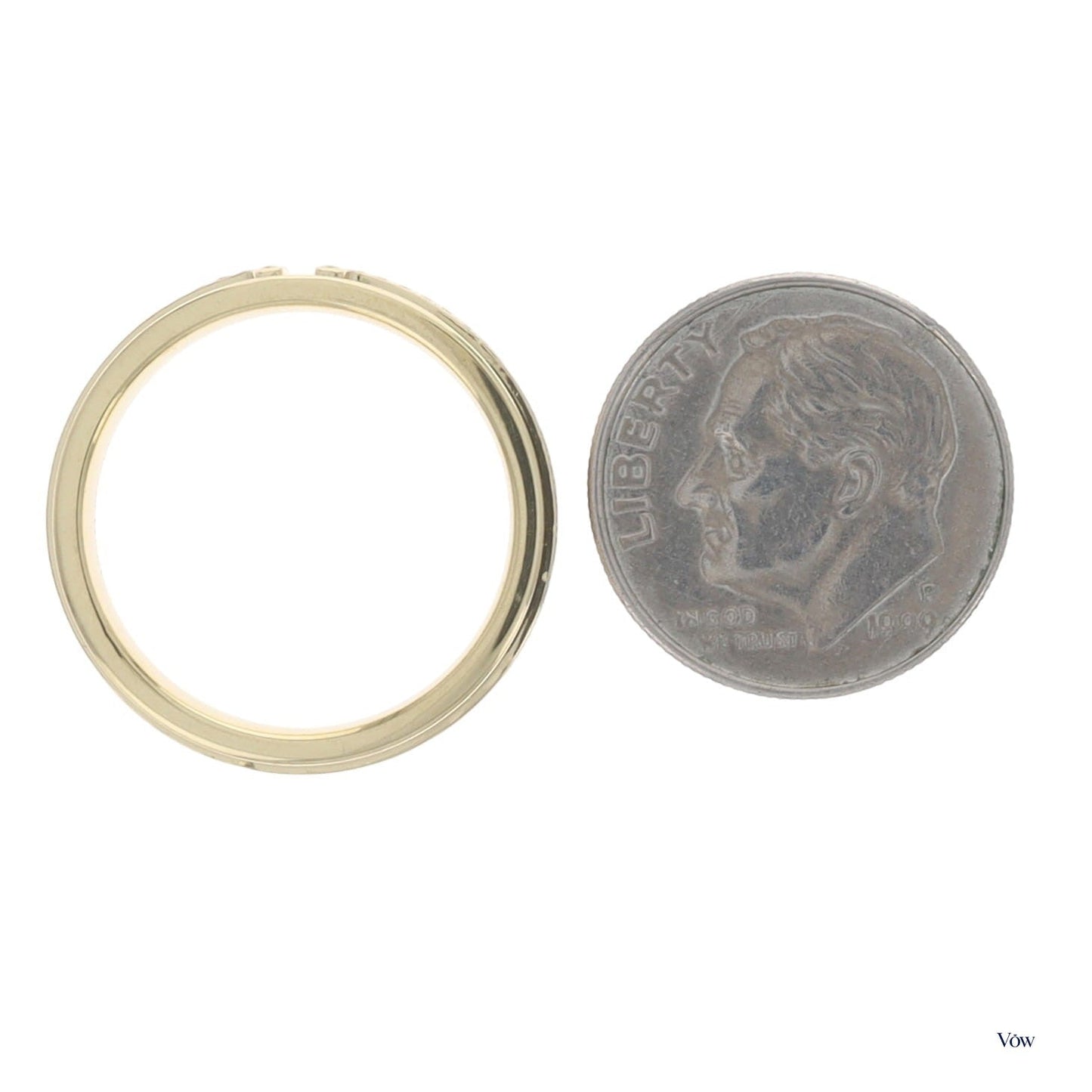 Tiffany & Co. T Narrow Band — 0.13ct Round Diamond, 18k Yellow Gold — Authentic Pre-Owned